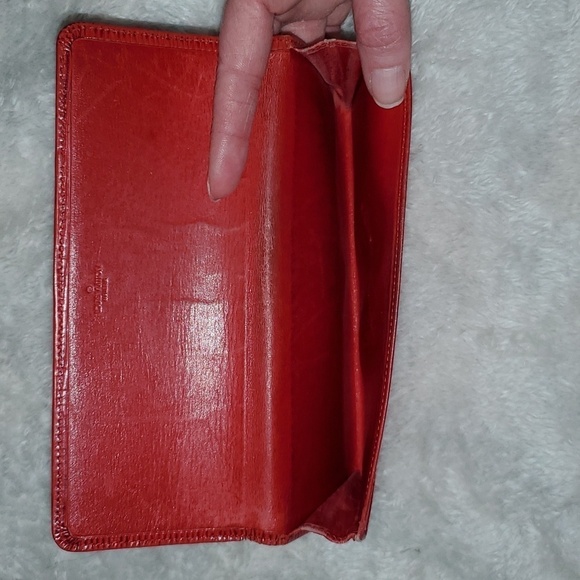Louis Vuitton Red Epi Long Wallet Pouch - Picture 8 of 14